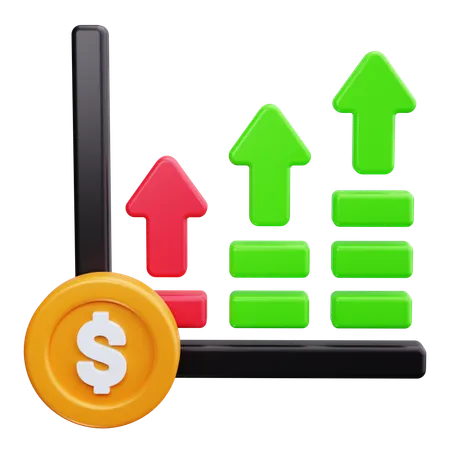 Money Growth  3D Icon