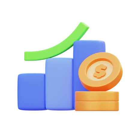 Money Growth  3D Icon