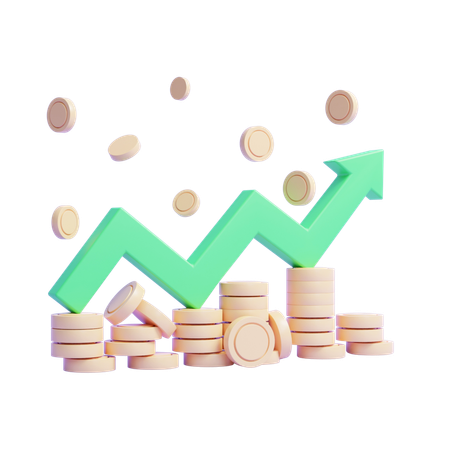 Money Growth  3D Icon