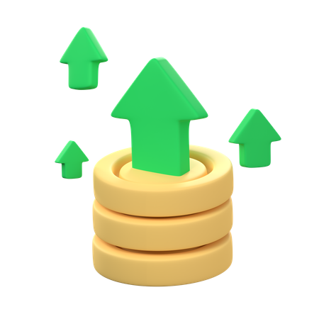 Money Growth  3D Icon