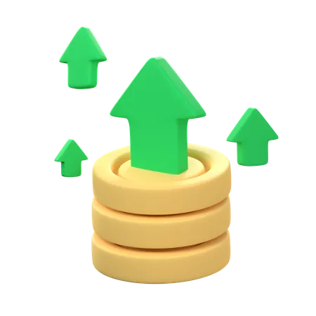 Money Growth  3D Icon