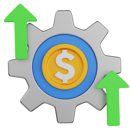 Money Growth  3D Icon