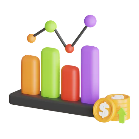 Money Growth  3D Icon