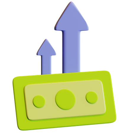 Money Growth  3D Icon