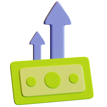 Money Growth  3D Icon