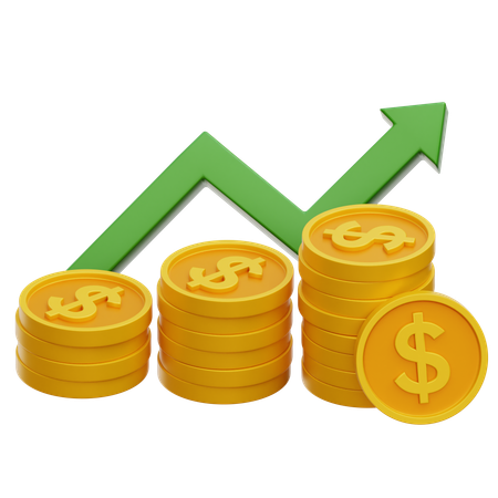 Money Growth  3D Icon