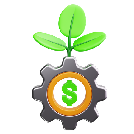 Money Growth  3D Icon