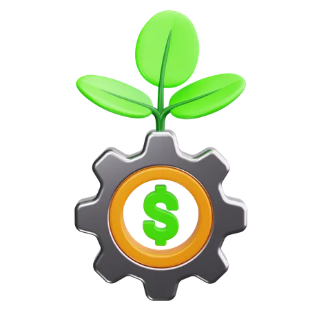 Money Growth  3D Icon