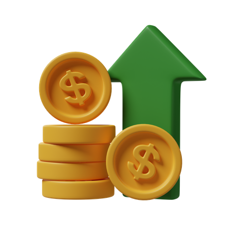 Money Growth  3D Icon