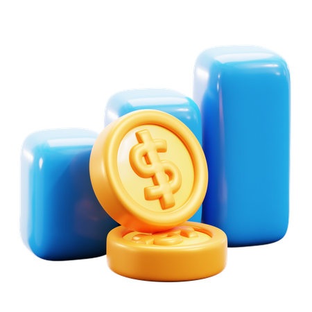 Money Growth  3D Icon