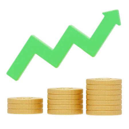 Money Growth  3D Icon