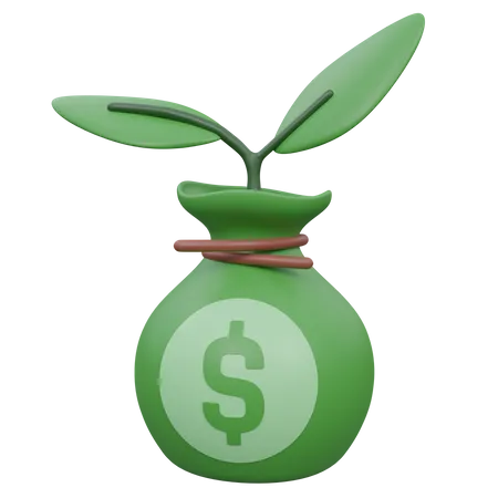 Money Growth  3D Icon