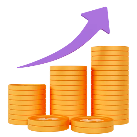 Money Growth  3D Icon