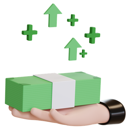 Money Growth  3D Icon