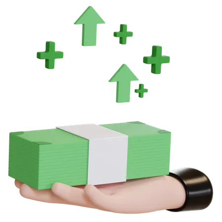 Money Growth  3D Icon