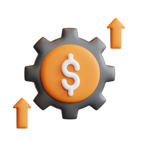 Money Growth  3D Icon