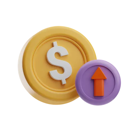 Money Growth  3D Icon