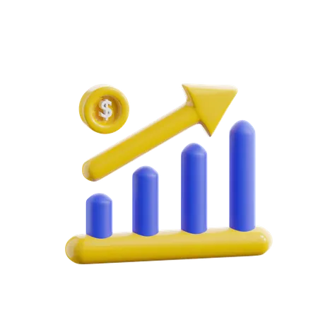 Money Growth  3D Icon