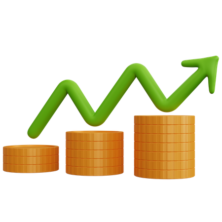 Money Growth  3D Icon