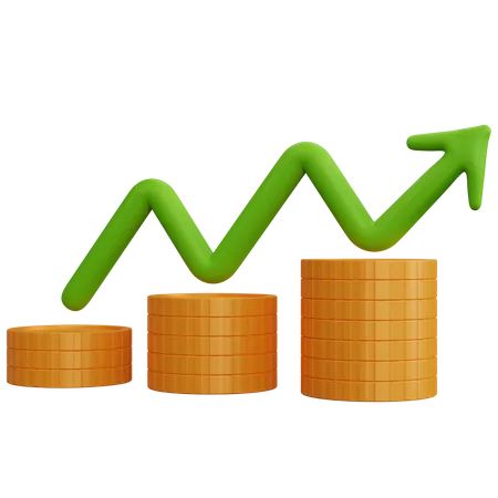 Money Growth  3D Icon