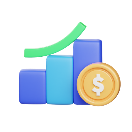 Money Growth  3D Icon