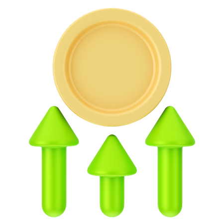 Money Growth  3D Icon