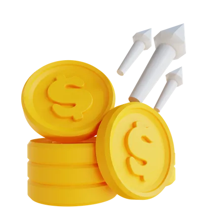 Money Growth  3D Icon