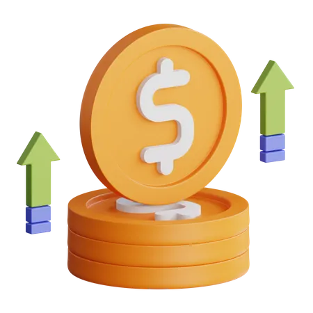 Money Growth  3D Icon