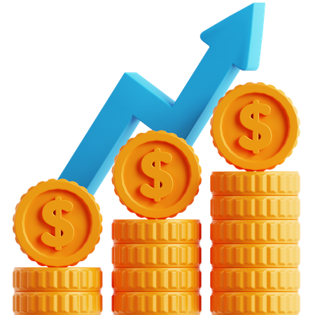 Money Growth  3D Icon