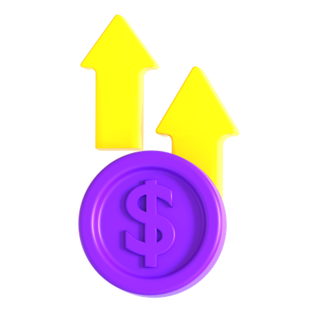Money Growth  3D Icon