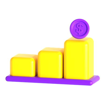 Money Growth  3D Icon