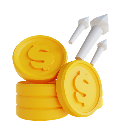 Money Growth  3D Icon