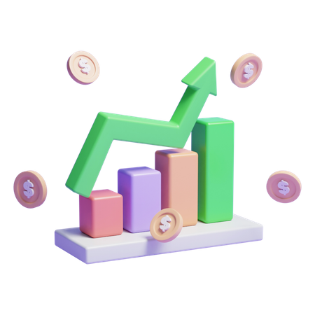 Money Growth  3D Icon