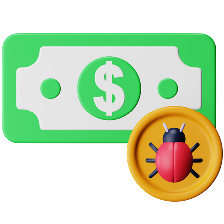 Money Hacking  3D Icon