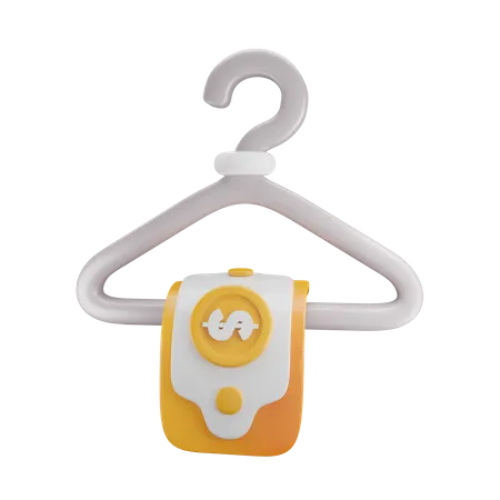 Money Hanger  3D Icon