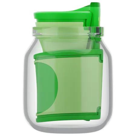 Money In Jar  3D Icon