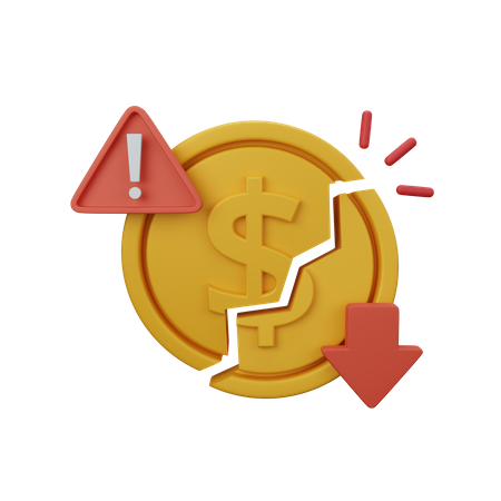 Money Inflation  3D Icon