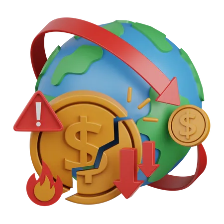 Money Inflation  3D Icon