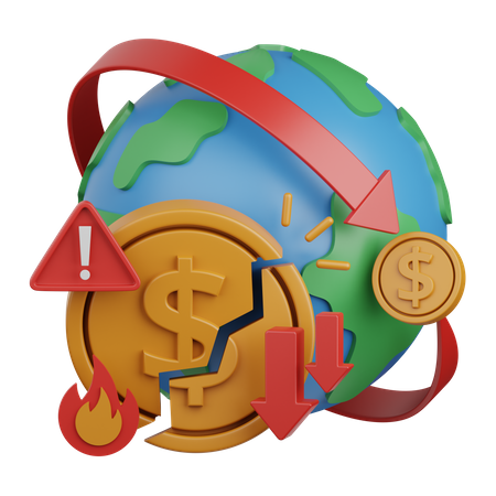 Money Inflation  3D Icon