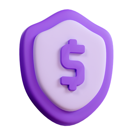 Money insurance  3D Icon