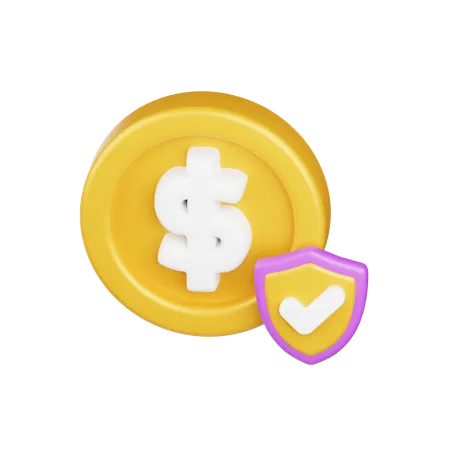 Money Insurance  3D Icon