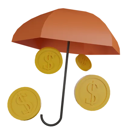 Money Insurance  3D Icon