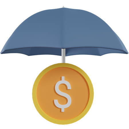 Money insurance  3D Icon