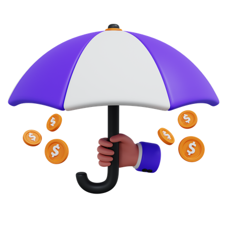 Money Insurance  3D Icon