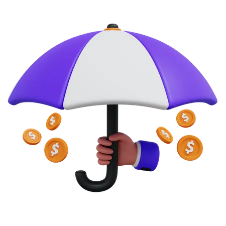 Money Insurance  3D Icon