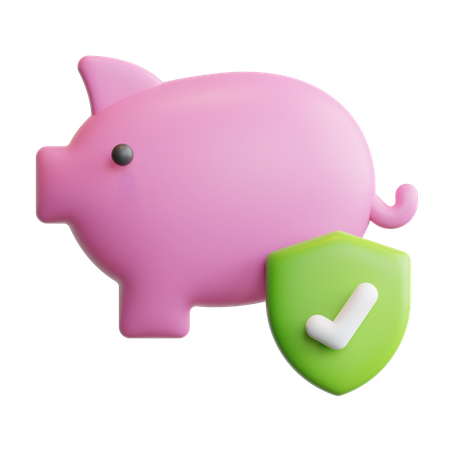 Money Insurance  3D Icon