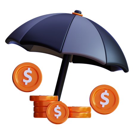 Money Insurance  3D Icon