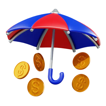 Money Insurance  3D Icon