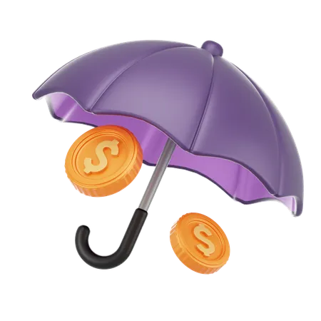 Money Insurance  3D Icon