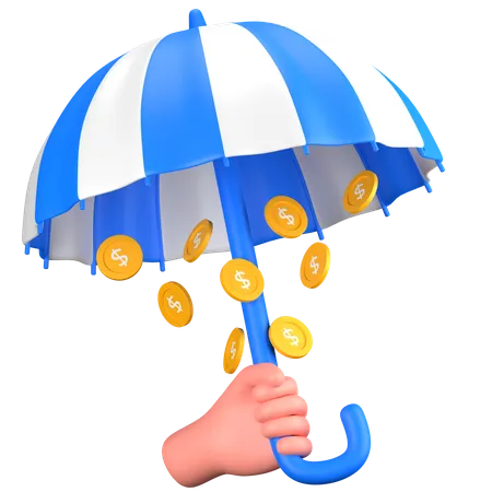 Money Insurance  3D Icon